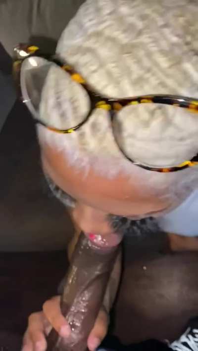 Can I suck your curved bbc?