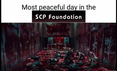 You should see what it’s like on Tuesdays