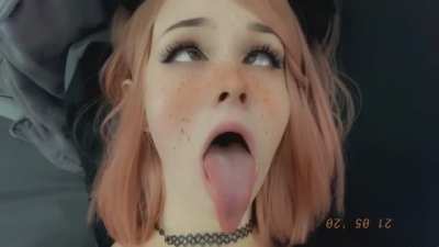 Come fuck me already 🥰 and you can fill my mouth with even more wet stuff (Sound on)