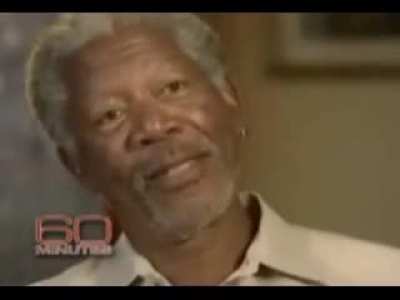 Morgan Freeman solves the race problem.
