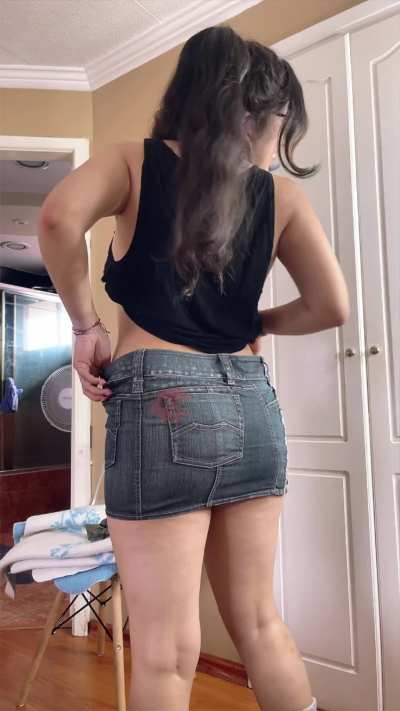Butt got too big for my favorite skirt :/