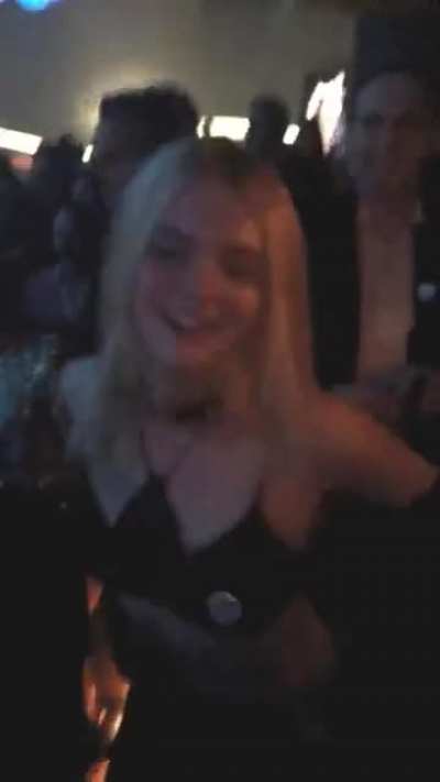 Elle Fanning dancing