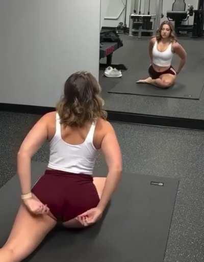 Flexible girl