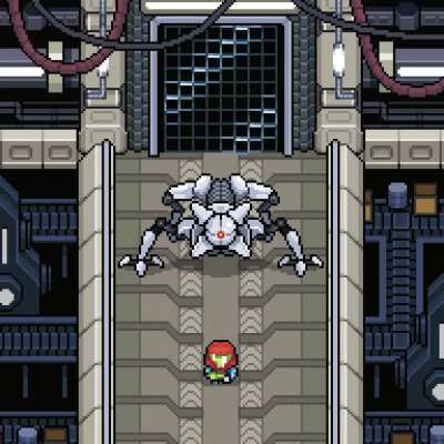 Drew up Metroid Dread in the style of the game I&rsquo;m making!