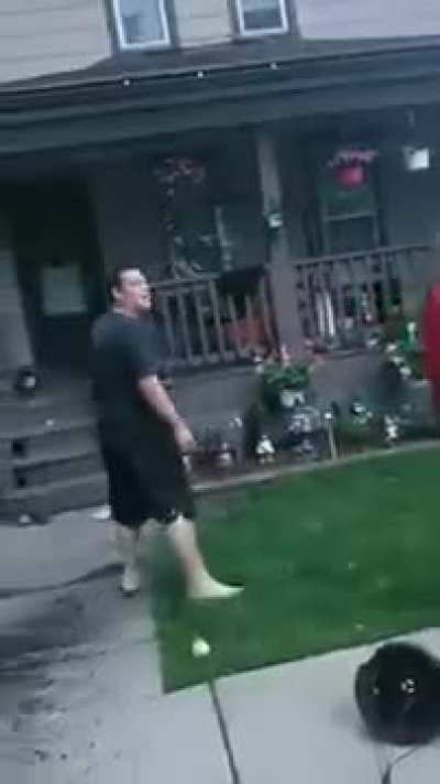 Guy gets pistol-whipped and flips out 