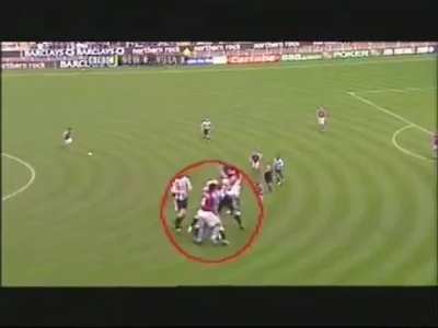 An oldie but a goodie. Newcastle teammates Lee Bowyer and Kieron Dyer fight each other in the middle of a game in 2005 and are both sent off