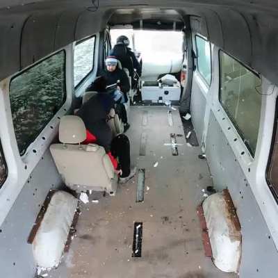 Man jumps through bus going 80 kmh.