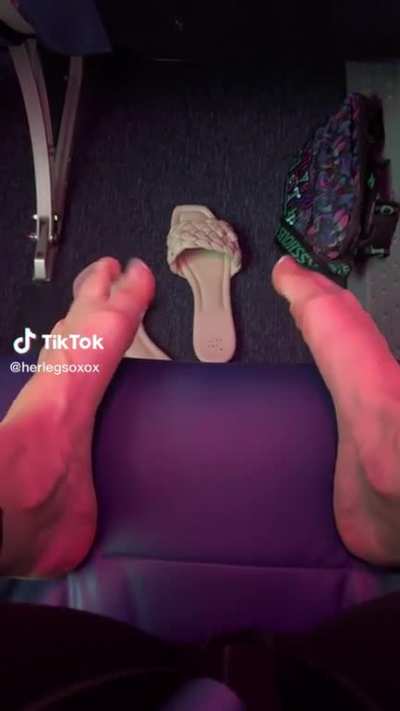 When she showed us her uncensored toes! Wow