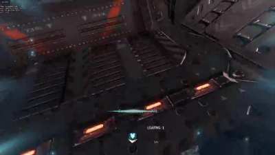 I think that evac ship is a little small for a Titan...
