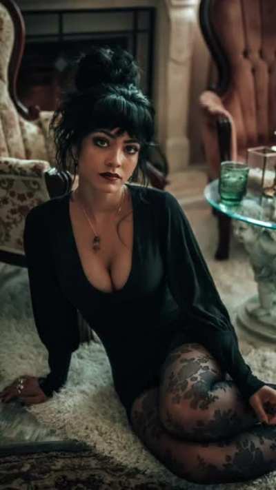 She loves black