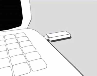 Trying to plug an USB