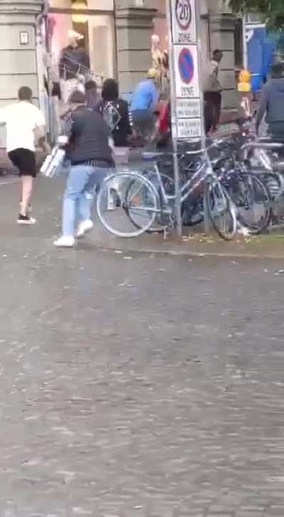 Man goes attacks presumably people with a knife in my hometown with 3 confirmed deaths