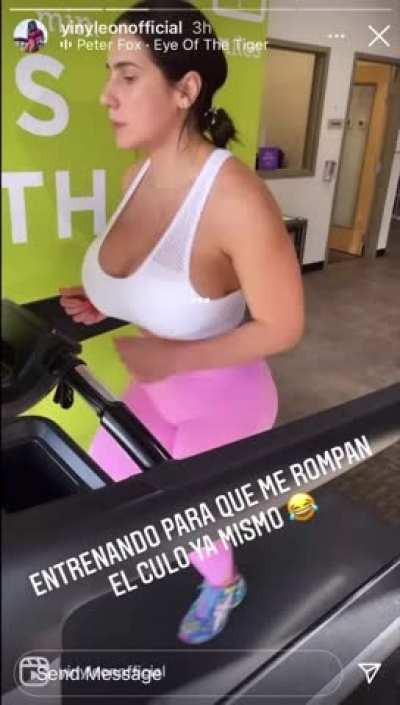 &ldquo;Training so that I can get my ass torn-up right now 😂&rdquo;