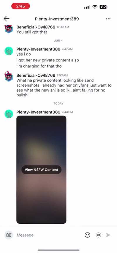 Don&rsquo;t trust these niggas on here nigga blatantly tried to lie with that fake ah shi don&rsquo;t even look like her😂