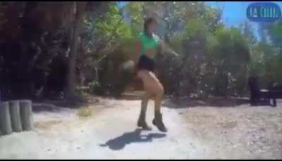 His moves are on fire