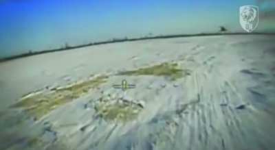 Ukrainian FPV operated by soldiers of the 63rd Mechanized Battalion almost hitting a Russian Mi-8 [Feb 17, 2026]