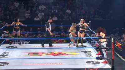 Alisha Edwards helps her team get the win &amp;amp; retains her tag team championship!