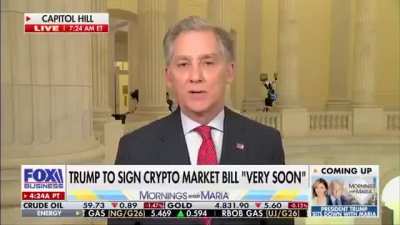 🇺🇸 Bitcoin and crypto market structure bill will pass "very soon," according to a Financial Committee Chairman. "It's really an important priority."