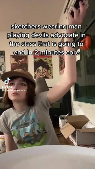 Emphasis on "ends in two minutes"