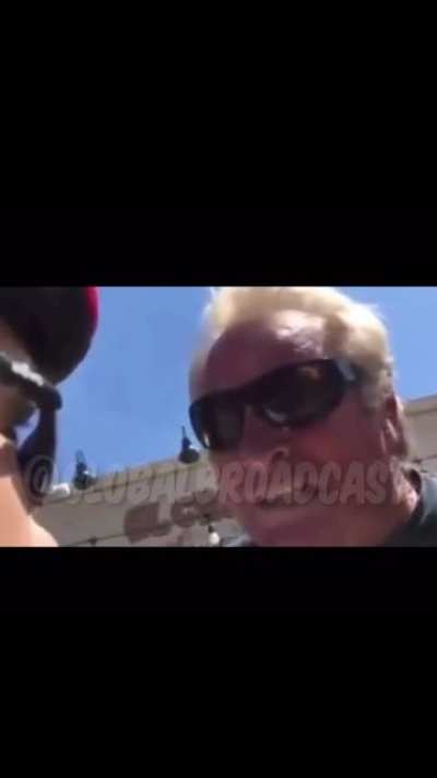 Homophobic hateful jerk says, 