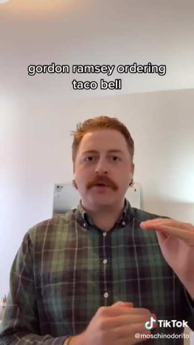 Now I wonder if Gordon Ramsey ever gets fast food