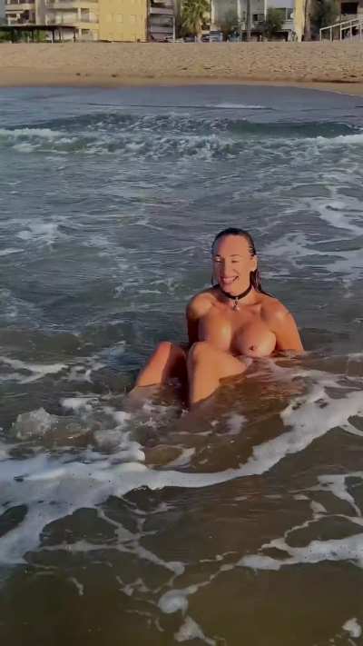The perfect swimsuit for a public beach... don&rsquo;t you think?