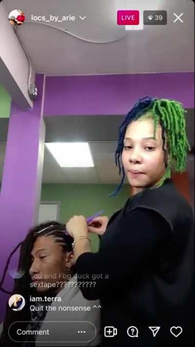 Mz Natural responds to fan asking if she has a sextape with Duck 😂