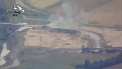 Opposition BGM-71 TOW team hits a Syrian Army BMP - Jisr ash-Shughur, Idlib - 5/17/2015