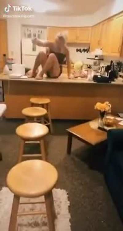 She's down