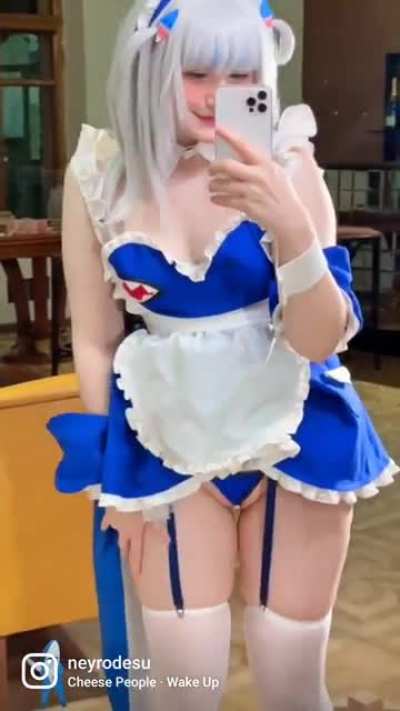 Gawr Gura maid cosplay by me (Neyrodesu)