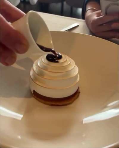 Chocolate, bourbon & coffee dessert