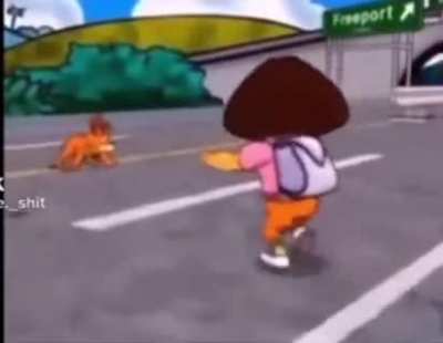 dora fucking dies