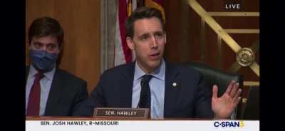 Senator Josh Hawley at Senate Hearing on Election Fraud Today: &ldquo;I&rsquo;ll tell you what, 74 million Americans won&rsquo;t SHUT UP, and telling them their views don&rsquo;t matter, and their concerns don&rsquo;t matter, and that they should just be quite is not a recipe for succ