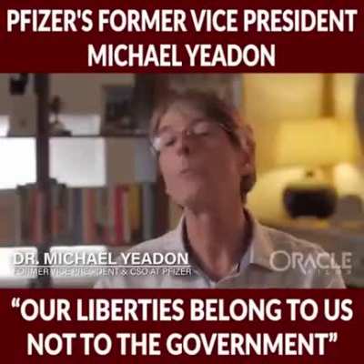 Former Pfizer VP, spitting hard truths