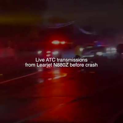 Chilling audio from cockpit as Learjet clips power line and crashes during its descent near San Diego