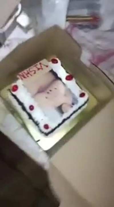 An NSFW birthday cake!