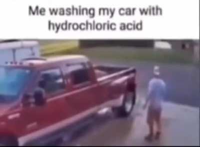 why is he screaming its just acid