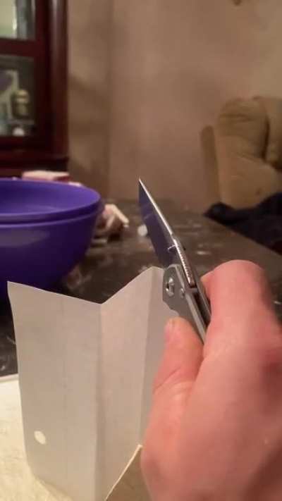 Had a little fun trying my new japanese whetstone. I&rsquo;m happy with the result on my small inkosi!