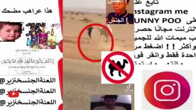 arab man steal dog?