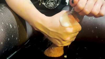 Love making my friends cum with sounding