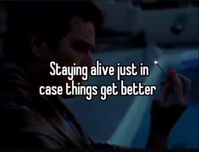 just in case.