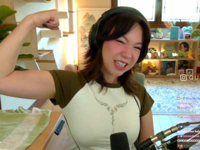Jodi shows off her "merch" 