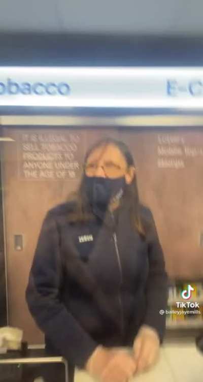 “Just dyed our hair and being cheekyxx” Leave the poor staff alone. Tesco’s isn’t your runway.