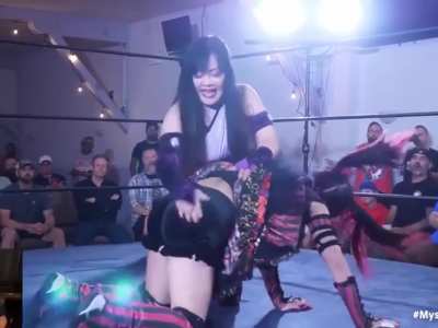 Maki Itoh takes a spanking