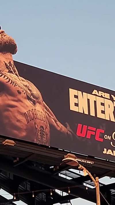 McGregor Billboard in Hollywood