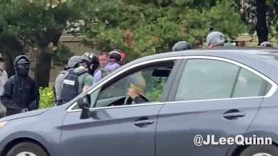 [1A Violation] [Fight] Group of anarcho-progressive Antifa rob, assault a street journalist who's filming in public