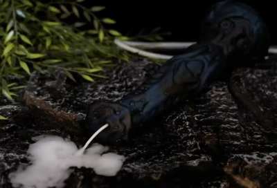 This time the cum is not sticky