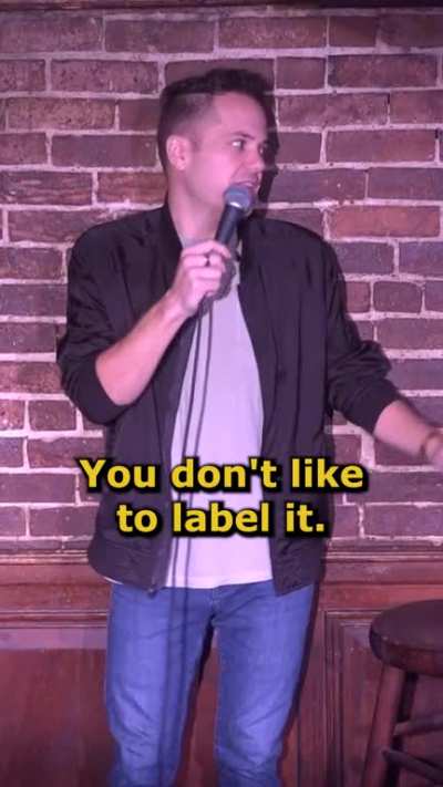 I don&rsquo;t like labels either&hellip;