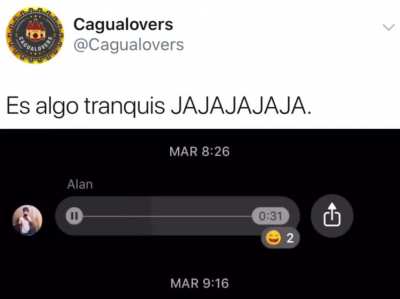 Es algo tranqui