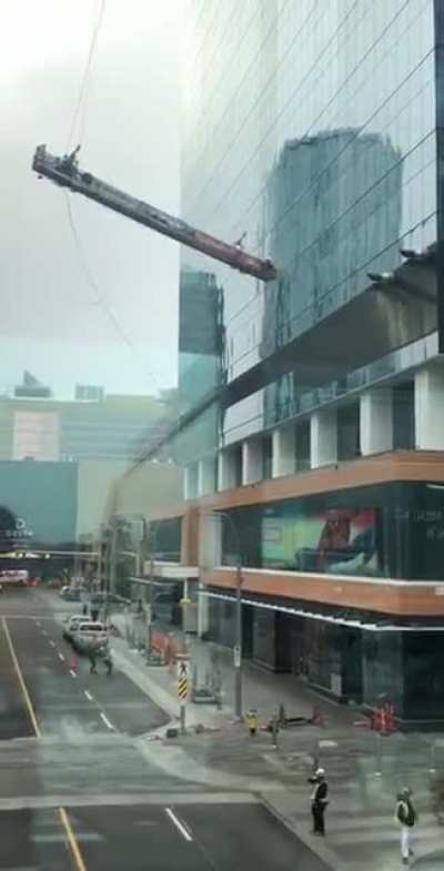 Too windy for window cleaning.